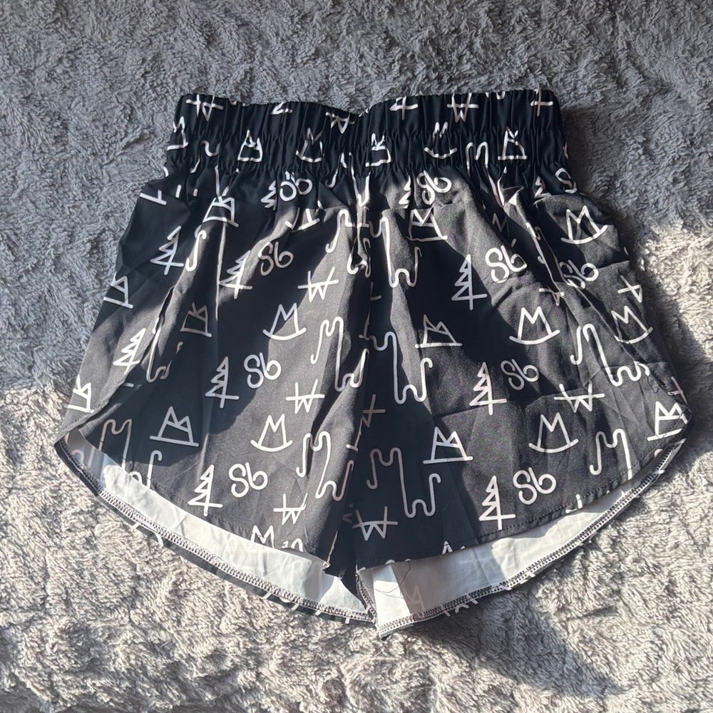 Black Cattle Brand Athletic Shorts
